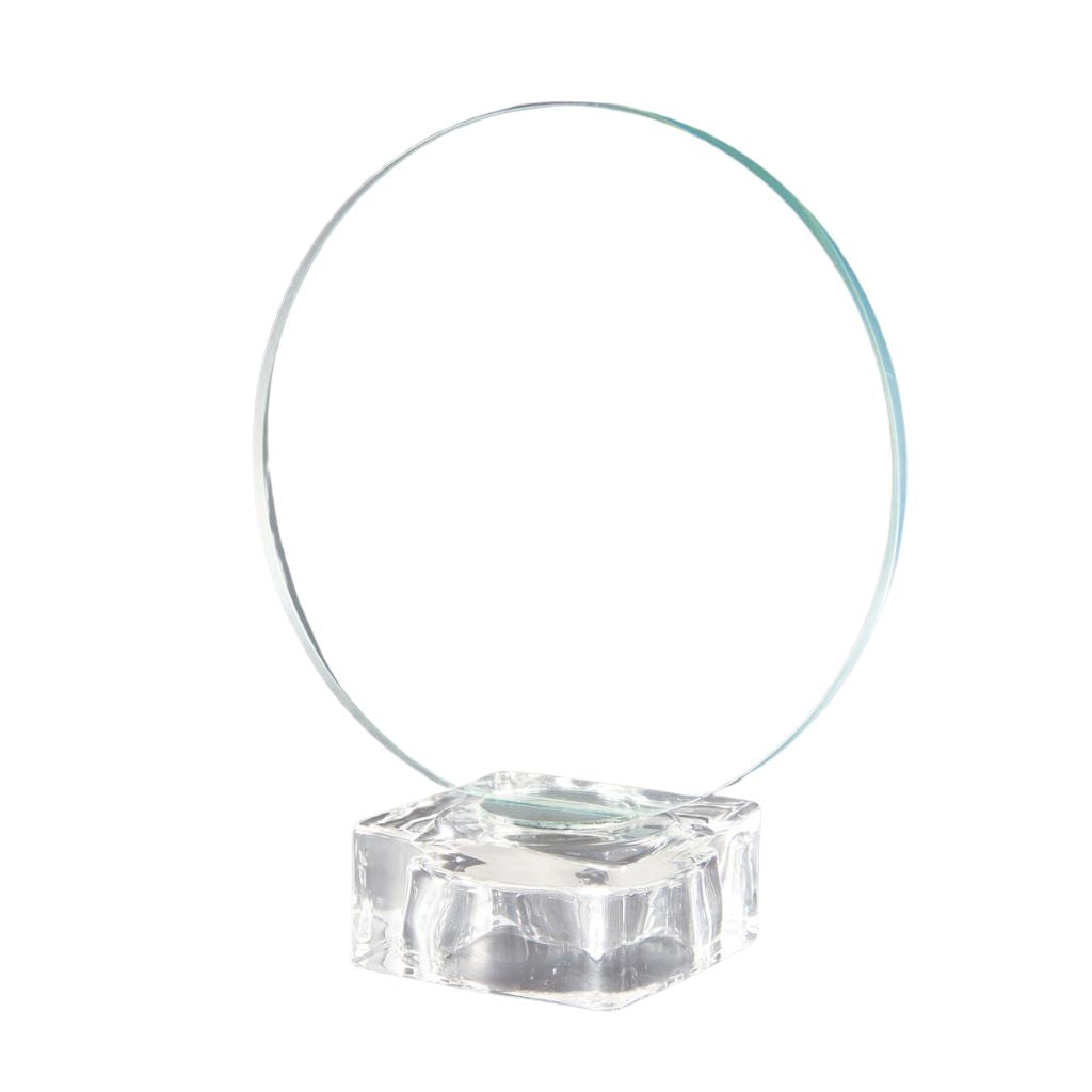 Placa de Cristal Redonda