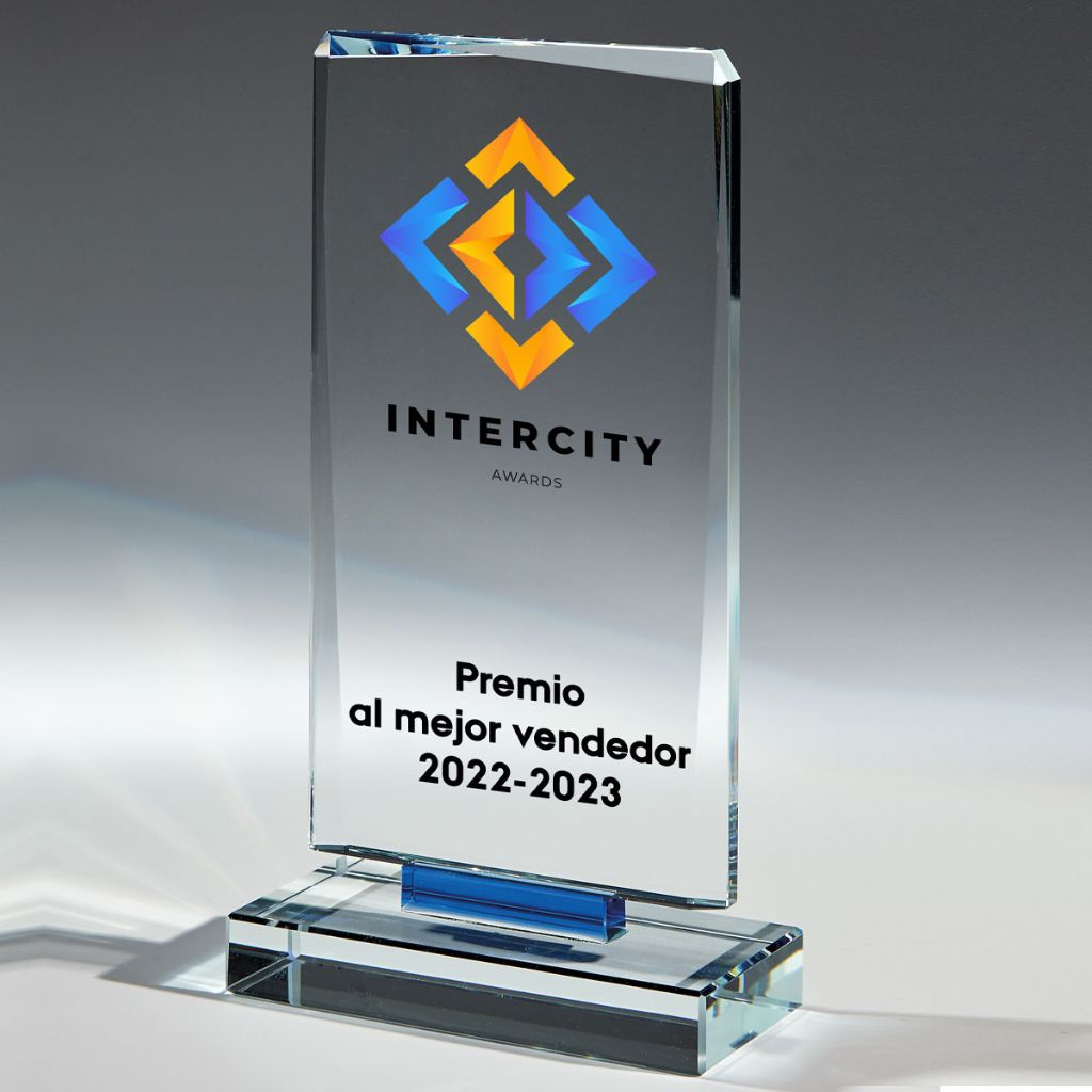 Placa de Cristal Vertical