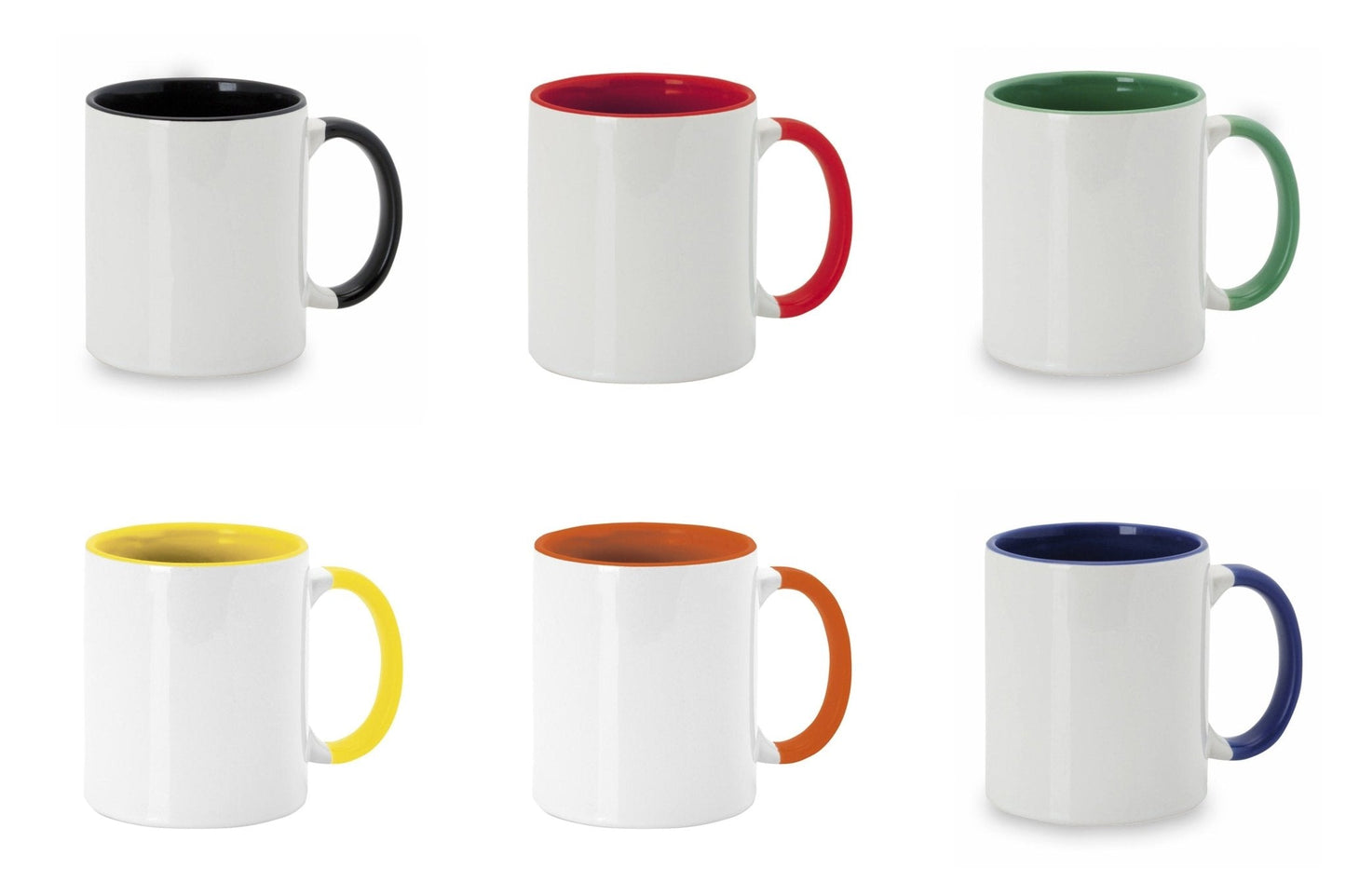 Taza con interior y asa color - copyar.es