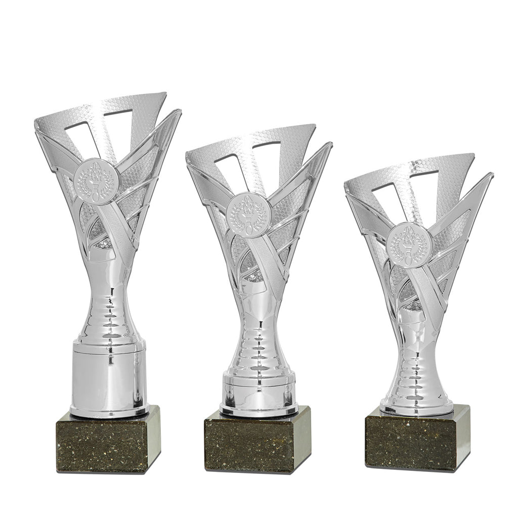 Copa deportiva Plata y Oro - Esfera Central Personalizable