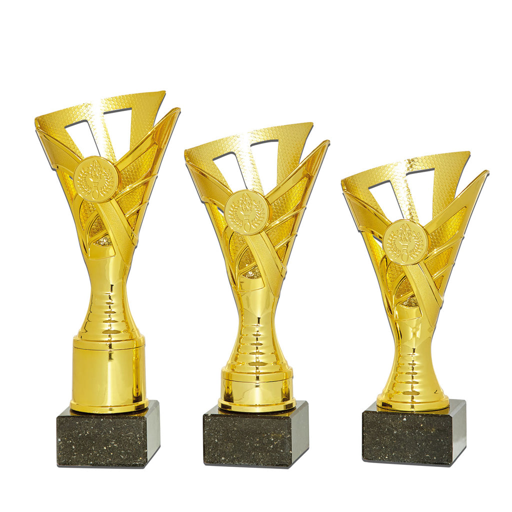 Copa deportiva Plata y Oro - Esfera Central Personalizable
