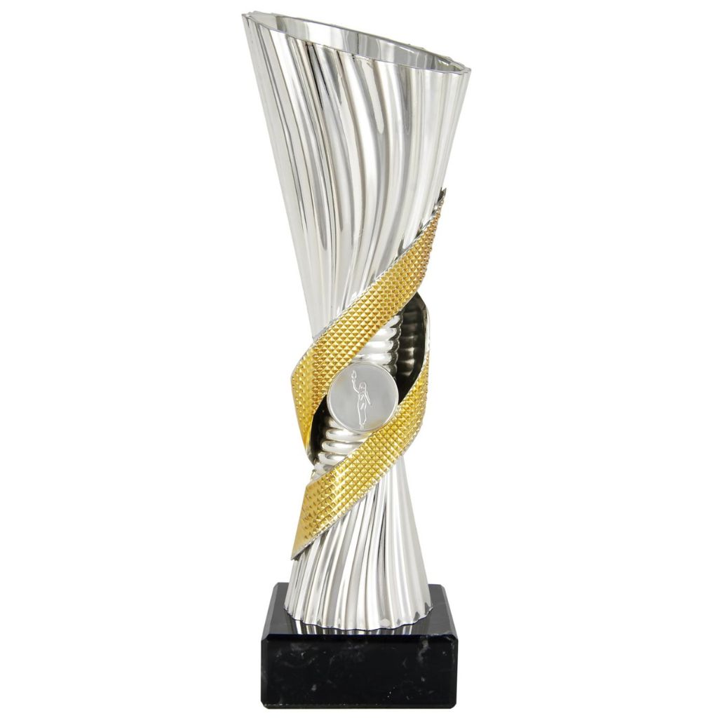 Copa deportiva Plata y Oro - Esfera Central Personalizable