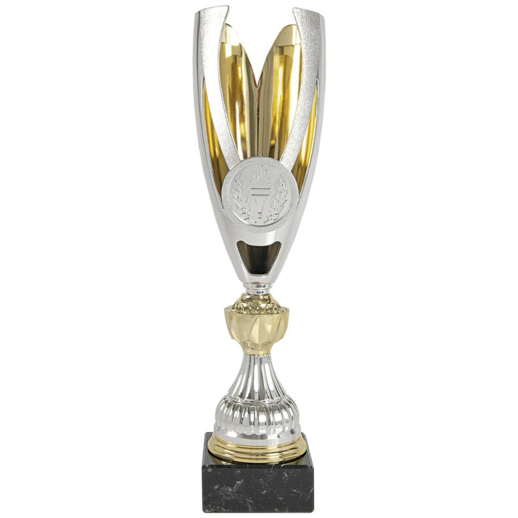 Copa deportiva Plata y Oro - Esfera Central Personalizable