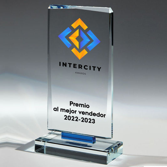 Placa de Cristal Vertical