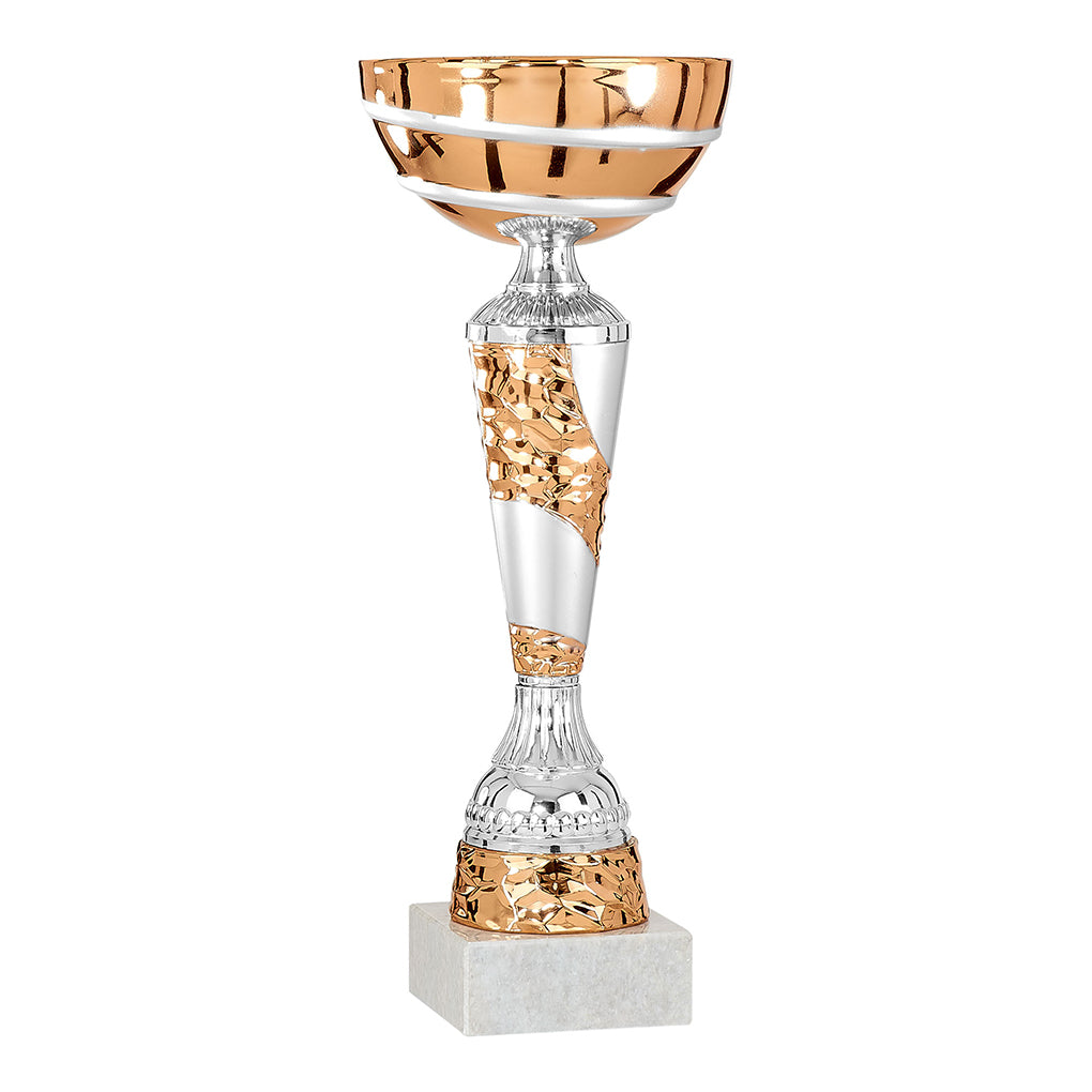 Copa deportiva Oro. plata y bronce