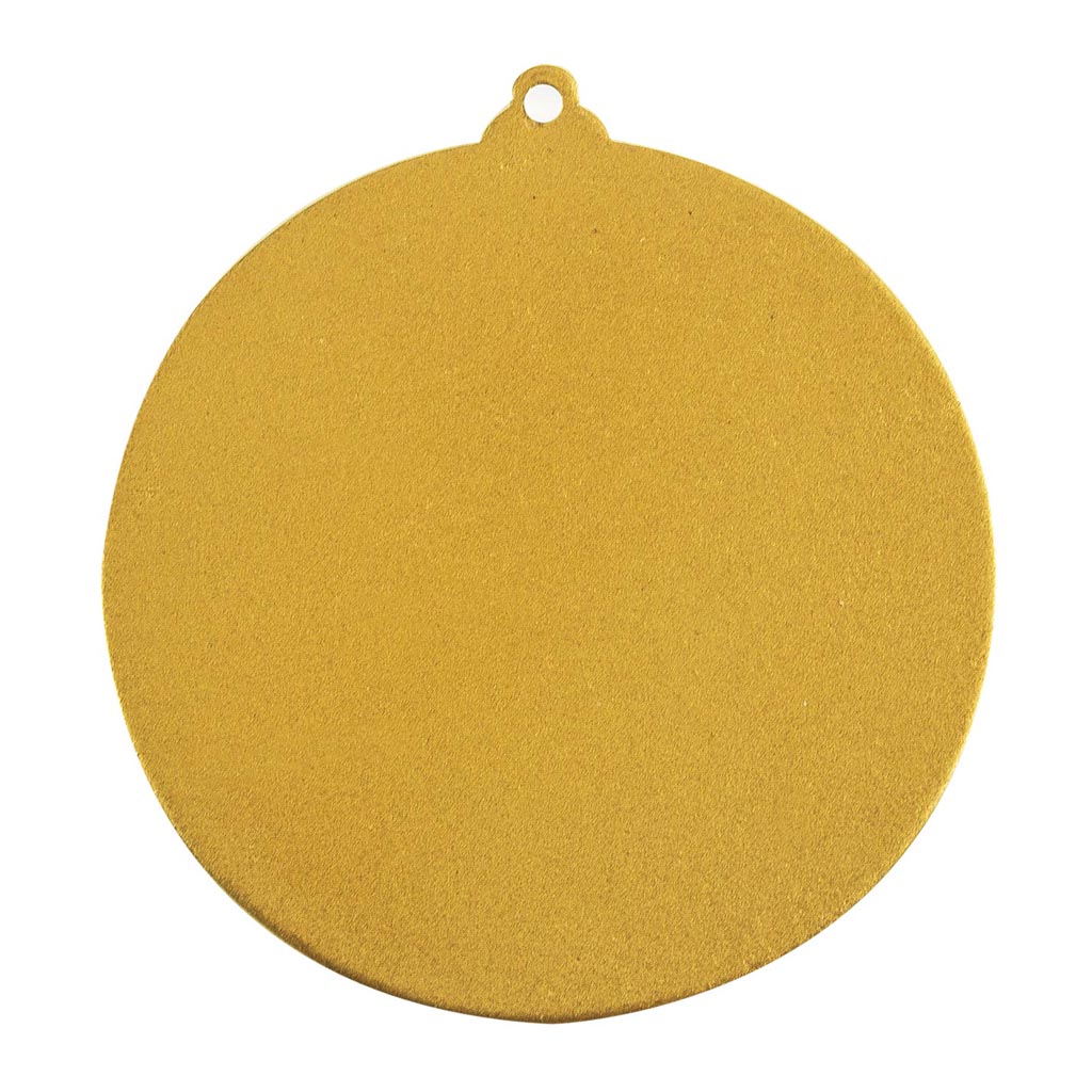 Medalla deportiva de hierro oro, plata y bronce 70 mm