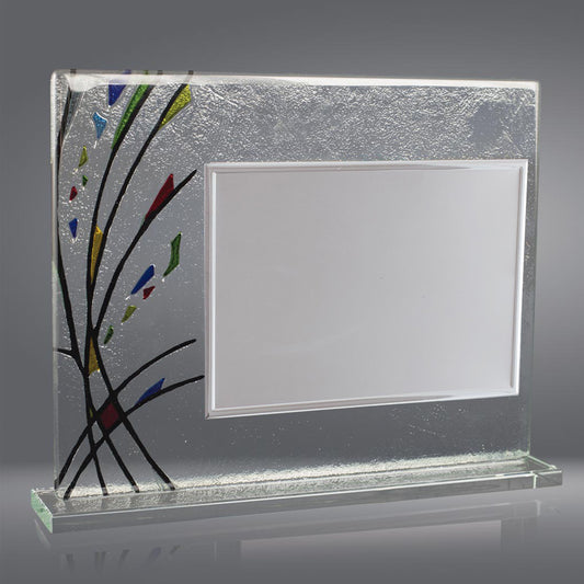 Placa Conmemorativa Cristal efecto vitro