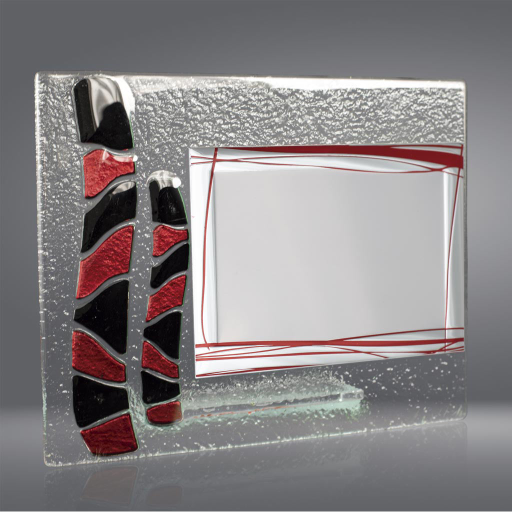Placa Conmemorativa Cristal efecto vitro