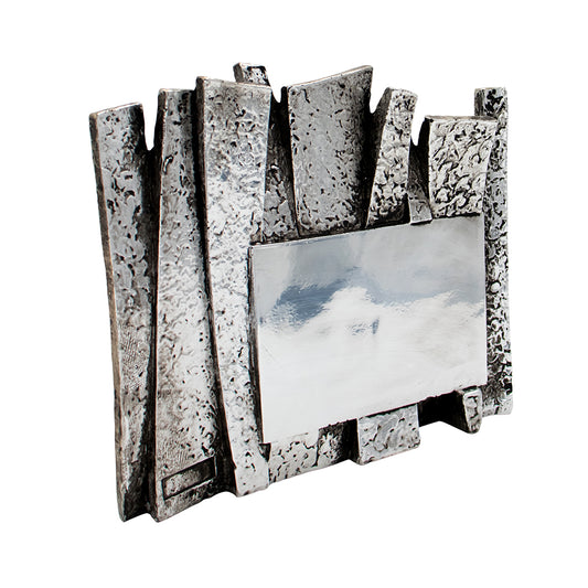 Placa de Cristal diseño rústico