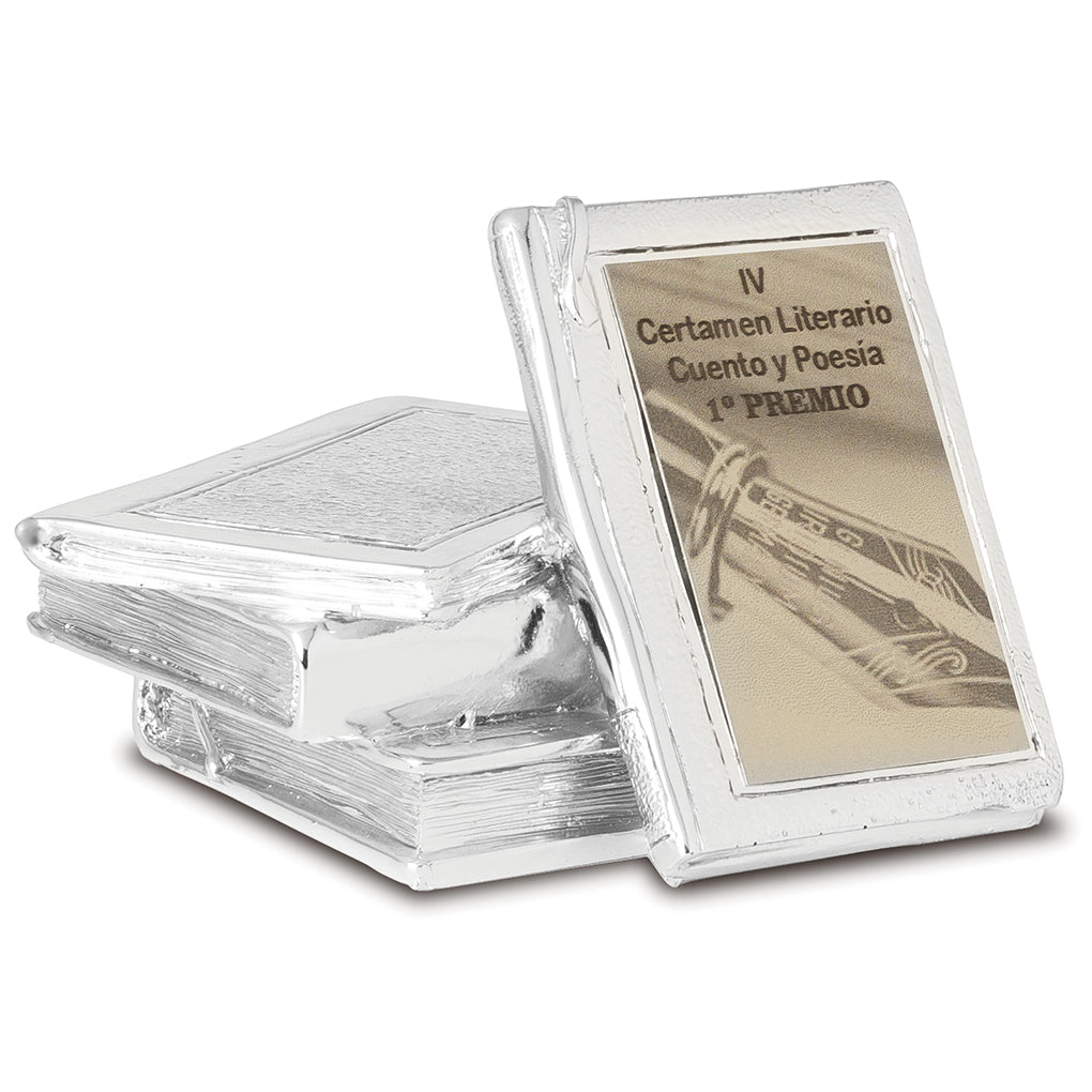 Placa de Cristal libro pequeño